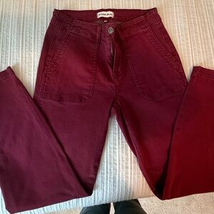 STUDIO BLUE Burgundy Pants
